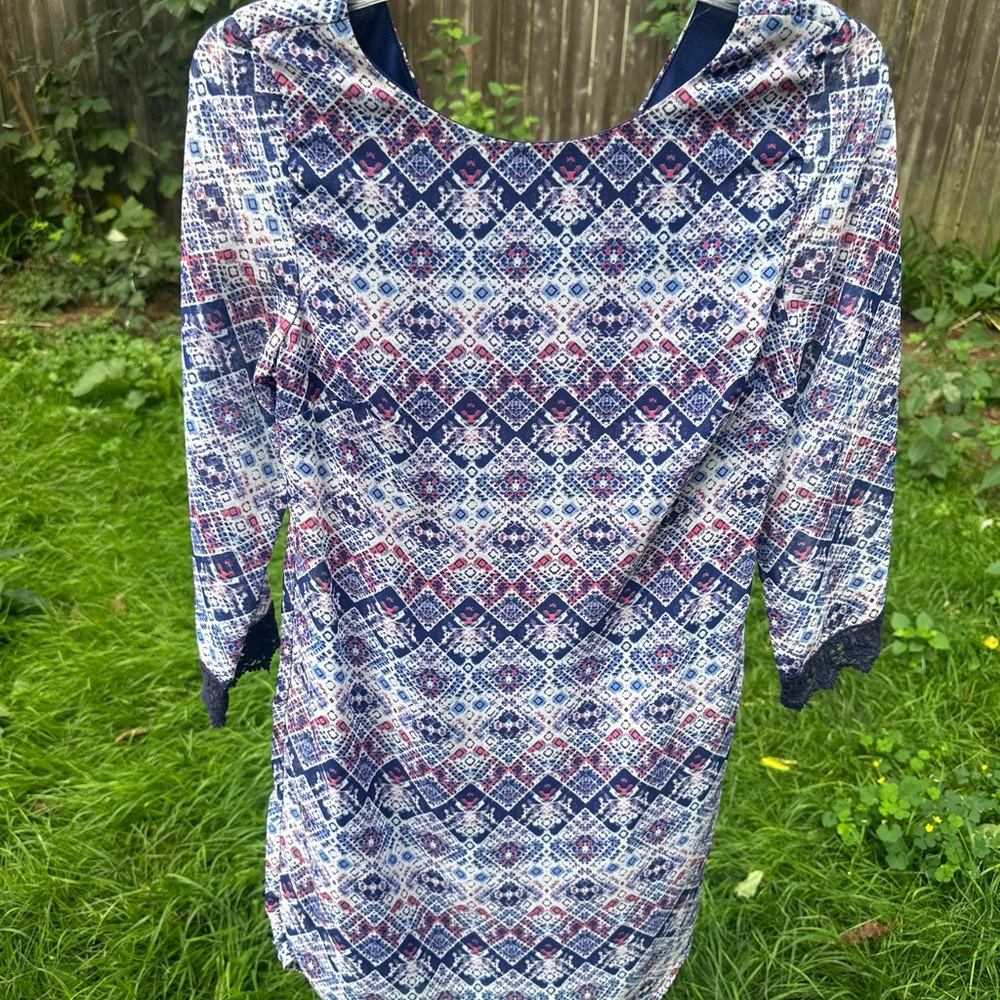 Geometric Patterned Dress